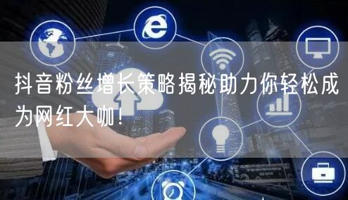 抖音粉丝增长策略揭秘助力你轻松成为网红大咖！